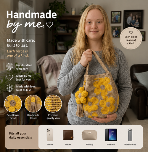 Handmade Crochet Bag by Sophie