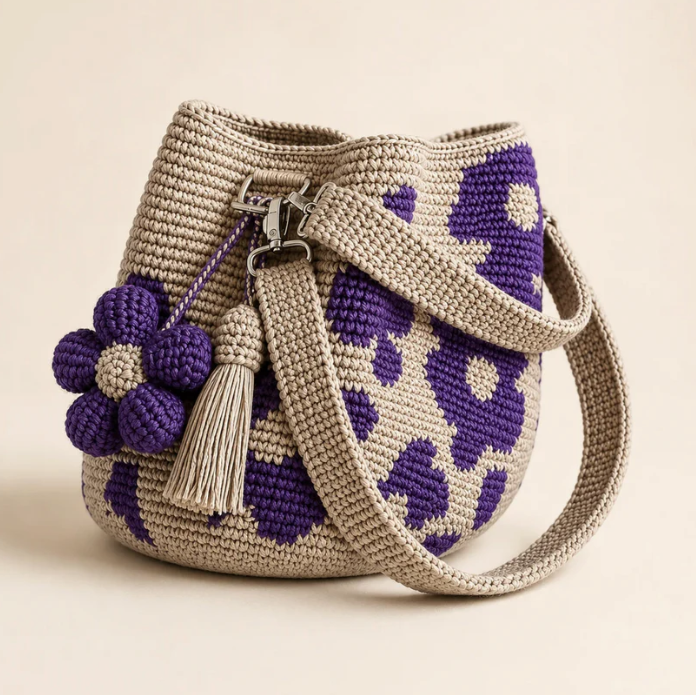 Handmade Crochet Bag by Sophie